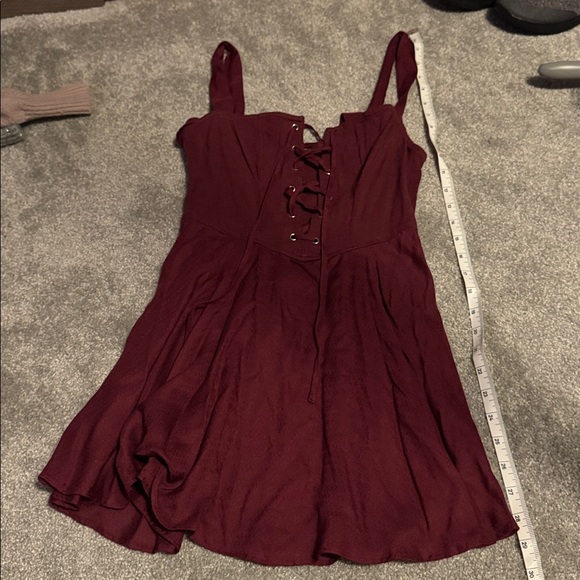 Burgundy Baby doll shirt - Picture 4 of 6